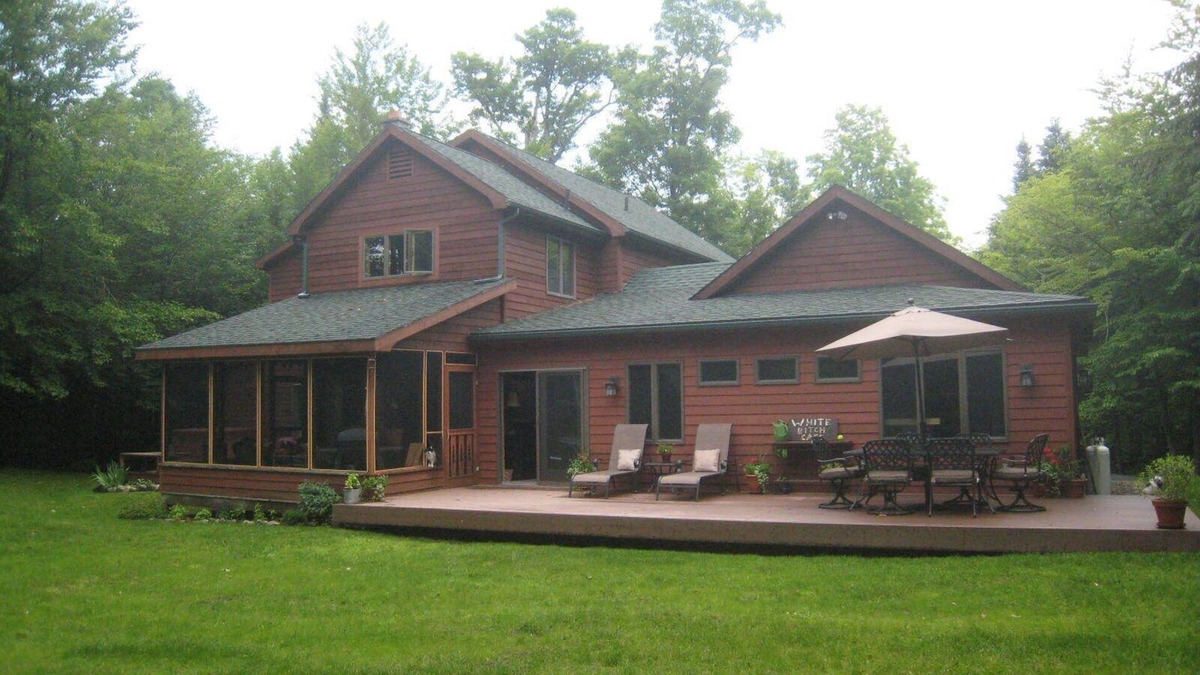 Lake Placid House | Nice quiet neighborhood with big backyard and shared beach on Mirror Lake