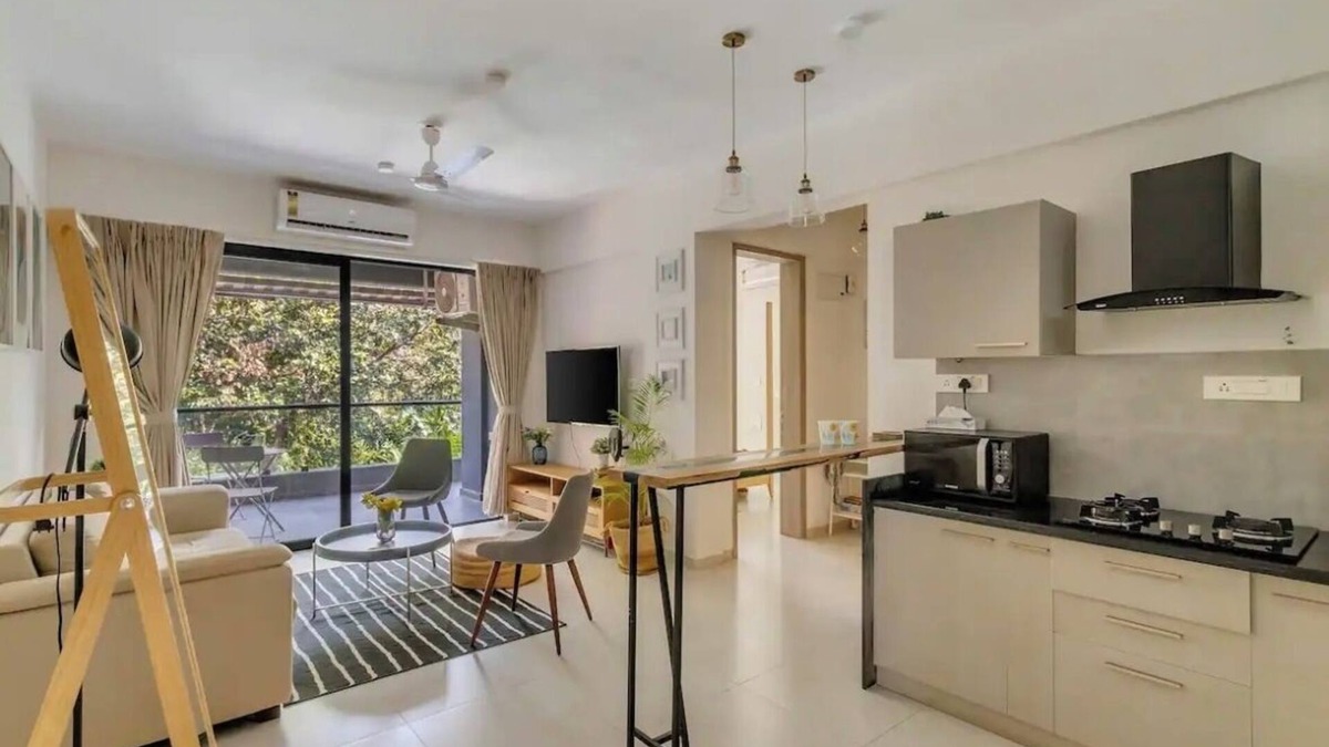 Vagator Apartment | Nistula: Luxury Apartment 11 with Common Pool in Assagao