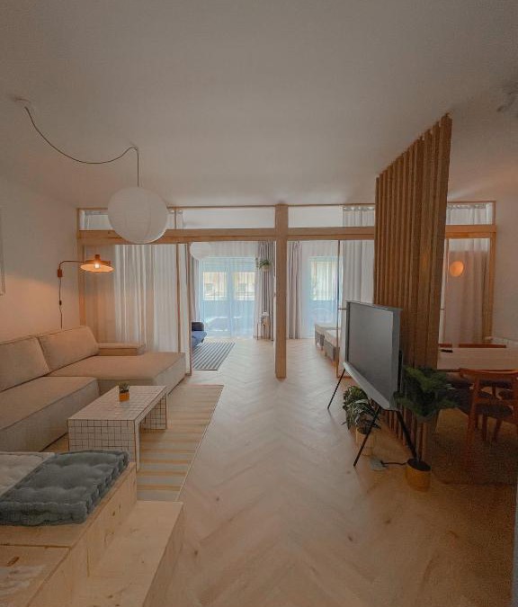 Liptovsky Mikulas Apartment | NØDA - Nørdic Design Apartment with Terrace