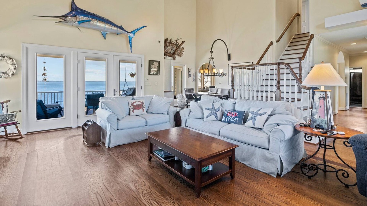 Morehead City House | Noelle's View- Sound Front Home with Dock