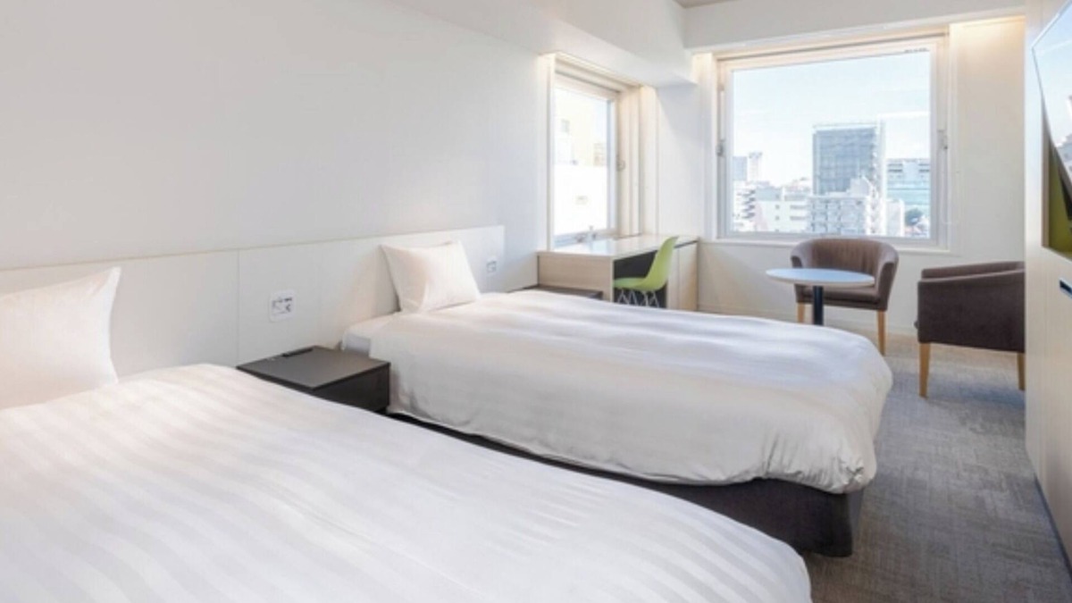 Sendai Hotel | Nonsmoking Deluxe Twin Breakfast included Th/Sendai Miyagi
