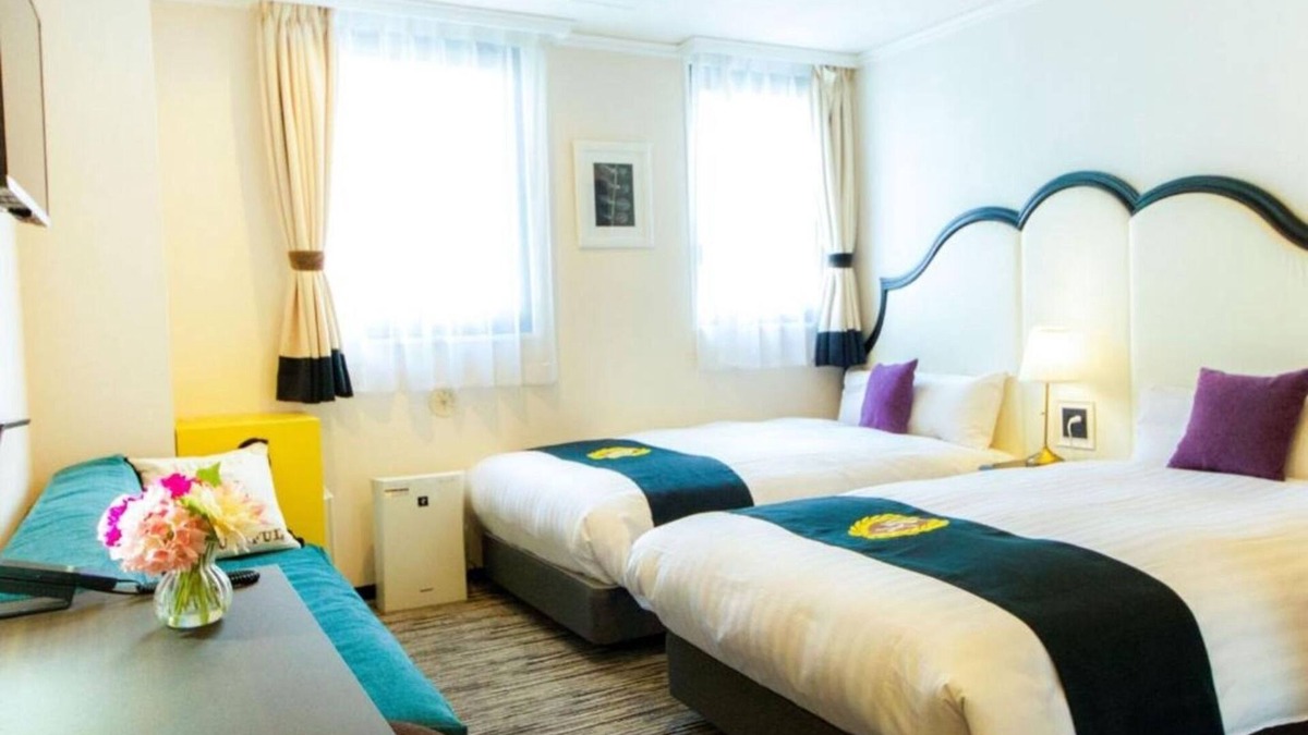 Kamata Hotel | Nonsmoking Deluxe twin room Buffet breakfast/Ota-ku Tokyo