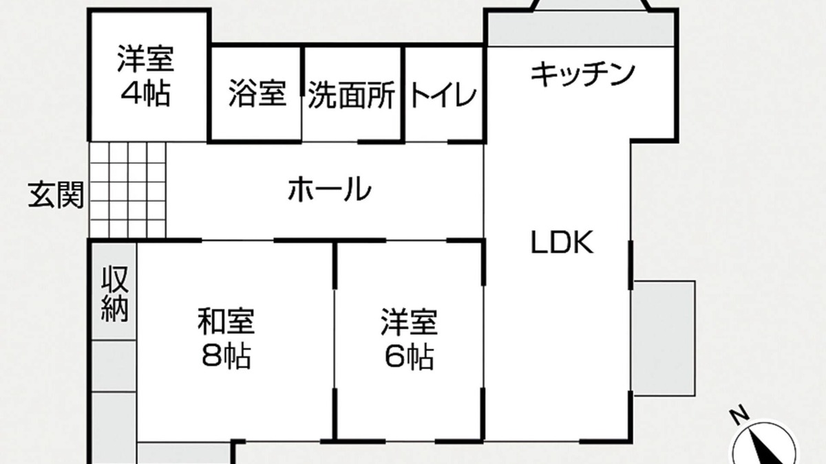 Katakai House | Nonsmoking Onestory house for rent in Kujukuri/Sambugun Chiba