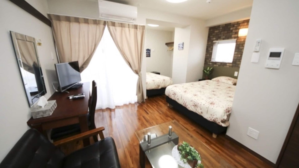 Okinawa Apartment | Nonsmoking Triple room 1 single bed 1 double/Naha Okinawa