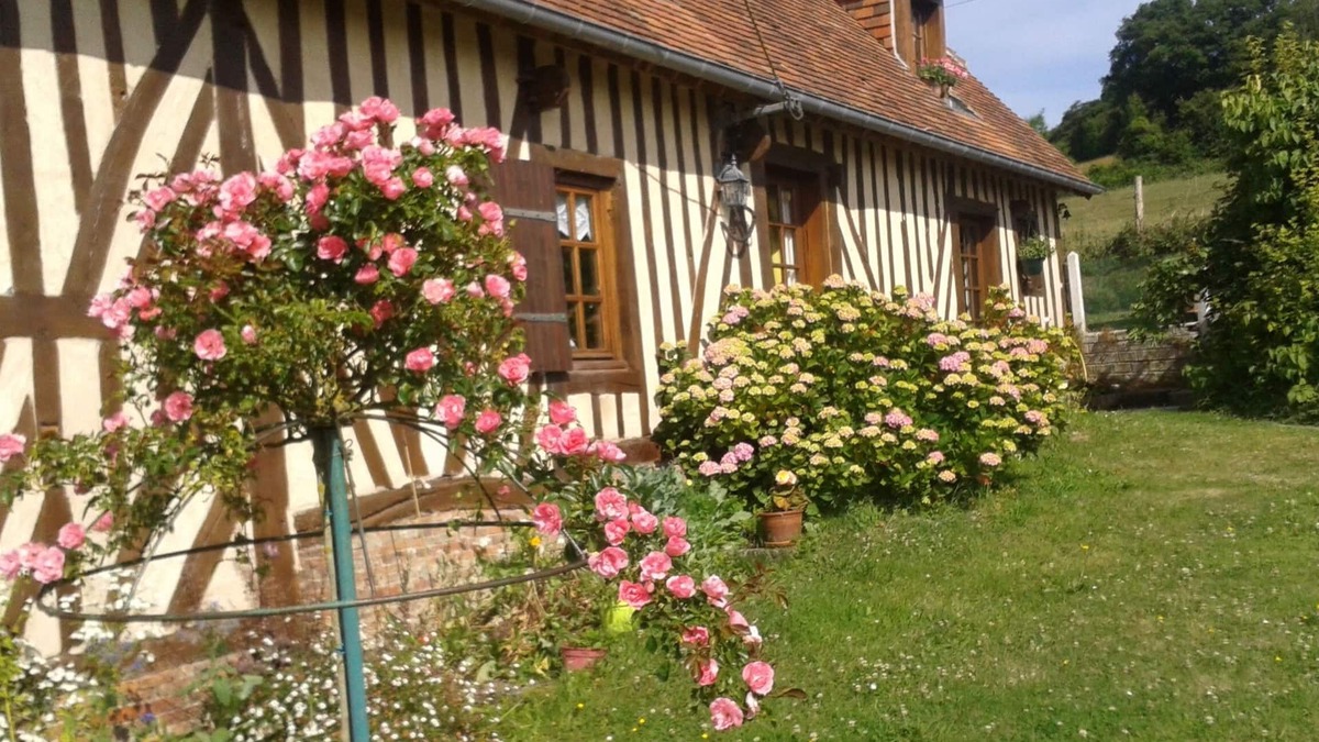 Saint-Gervais-des-Sablons Cottage | Normandy house with private pool