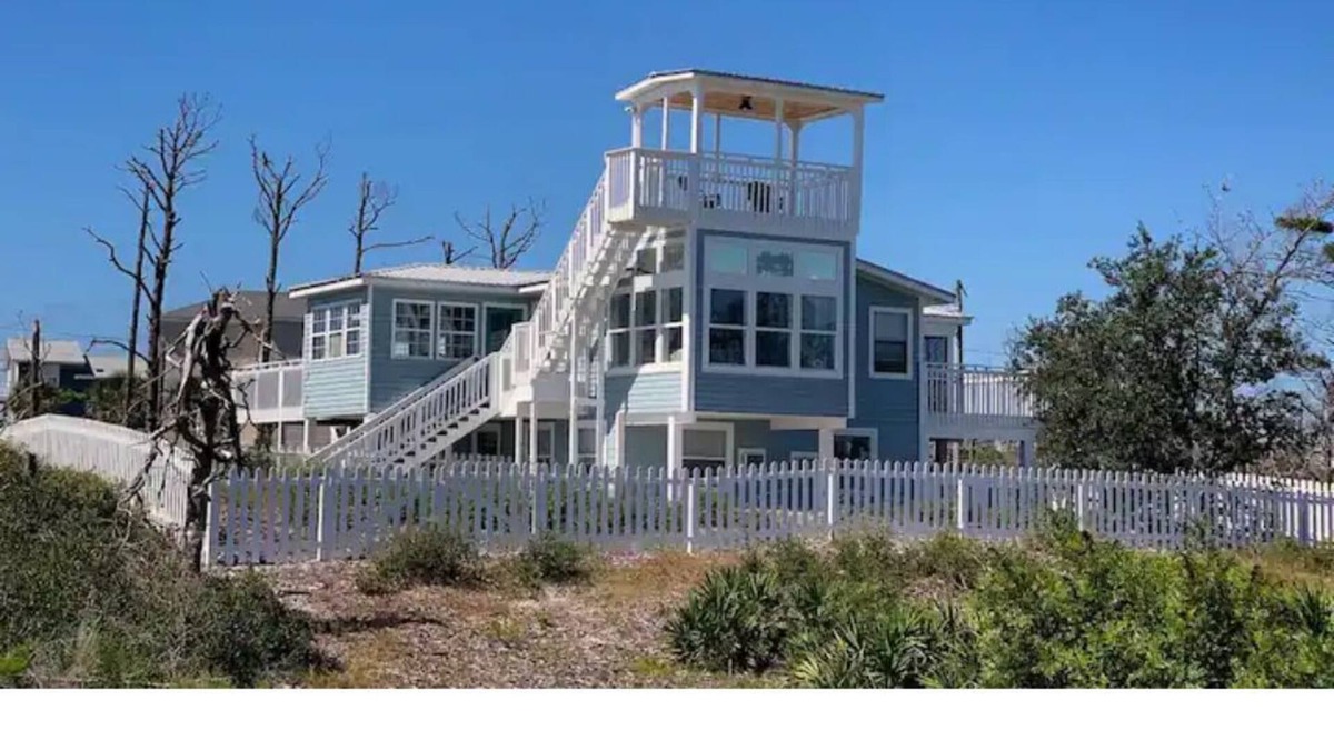Cape San Blas Cottage | North Cape Cottage with Stunning Bay & Gulf Views