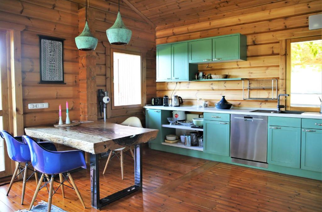 Bad Muenstereifel House | Norwegisches Blockhaus mit Gartensauna