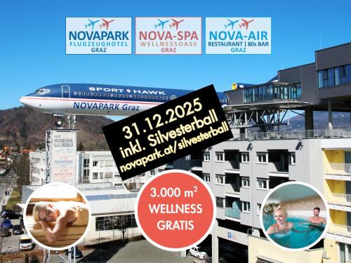 Graz Hotel | NOVAPARK Flugzeughotel Graz