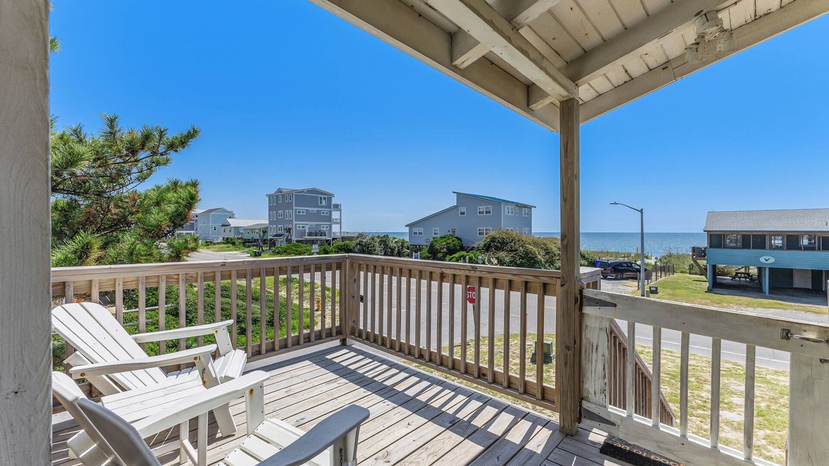Oak Island House | Oak Island Escape-2nd Row, Pet-Friendly w/Ocean Views & Boat Ramp Nearby