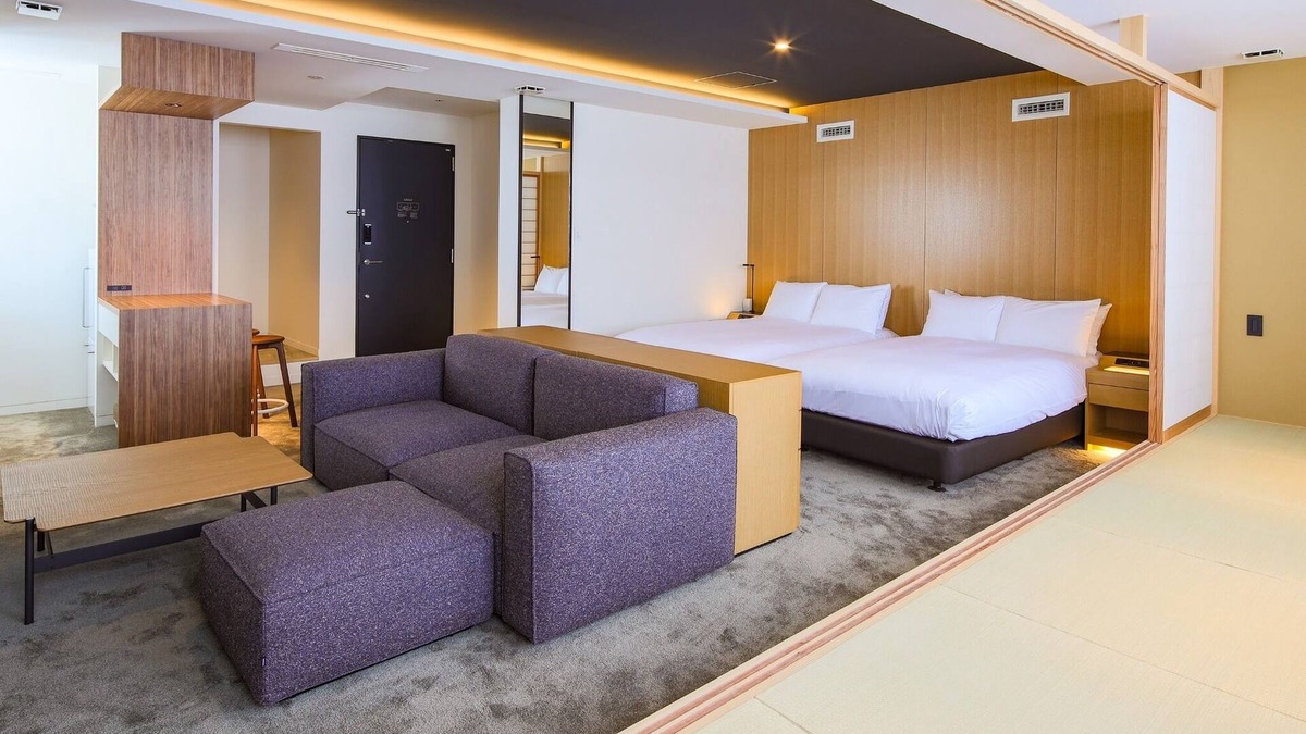 Karasuma Hotel | Observation bus with jacuzzi Premier Suite Twin Room without meals /Kyoto Kyōto