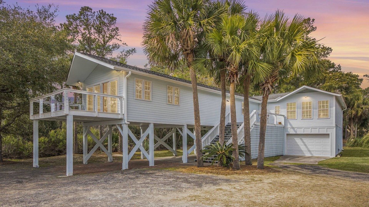 Pawleys Island House | Ocean and Marsh Views, Outdoor Theater and Games, and King Bed