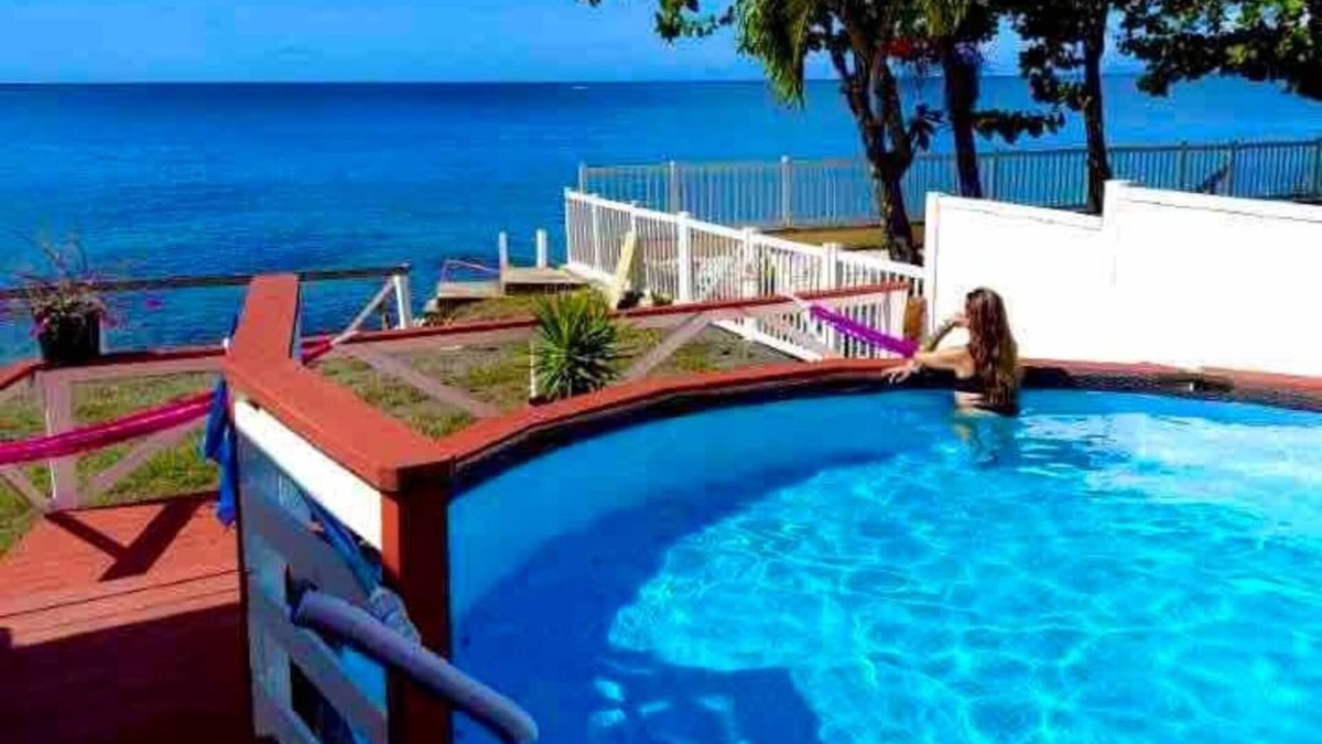 Barrero House | Ocean front 2-bedroom house private Beach, pool in enchanting Rincon wifi AC