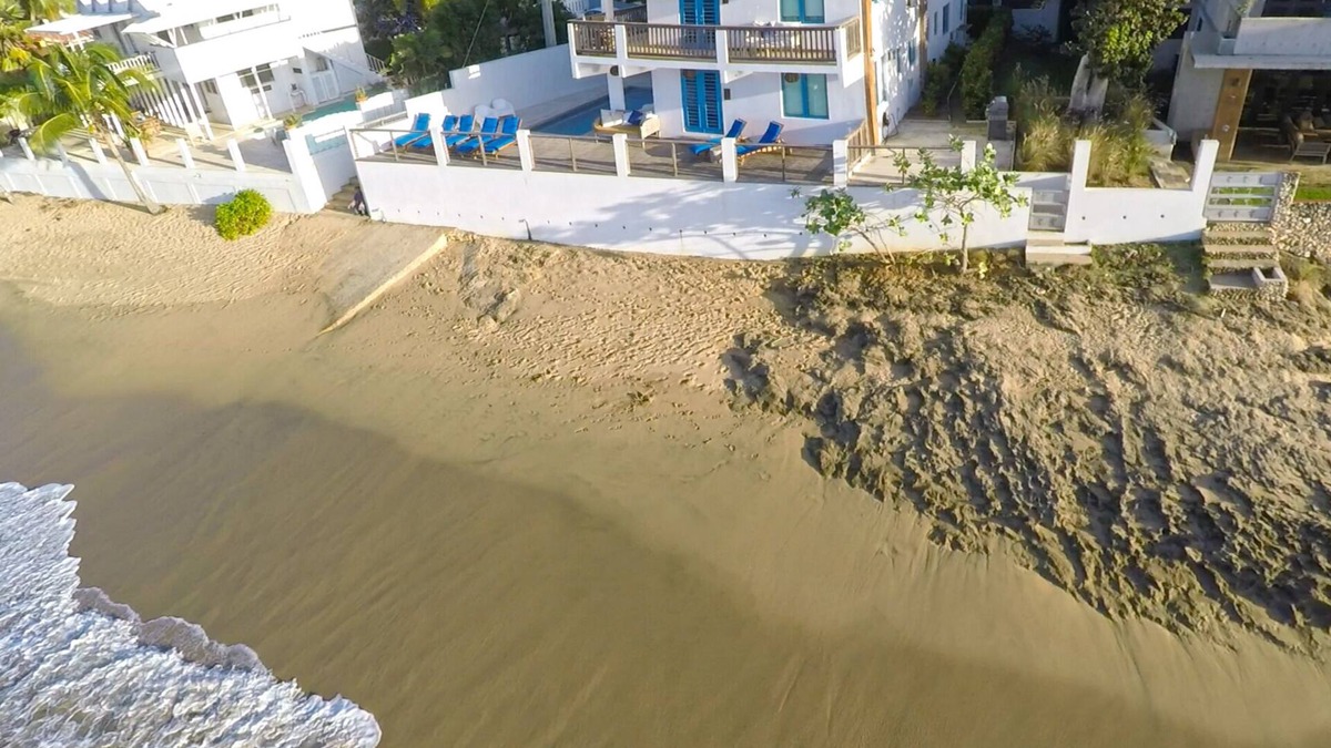 Aguacate Villa | Ocean front House right on Shacks Beach! With Salt water pool