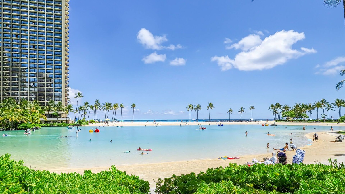 Waikiki Apartment | Ocean & Harbor view Waikiki getaway with a covered lanai - walk everywhere