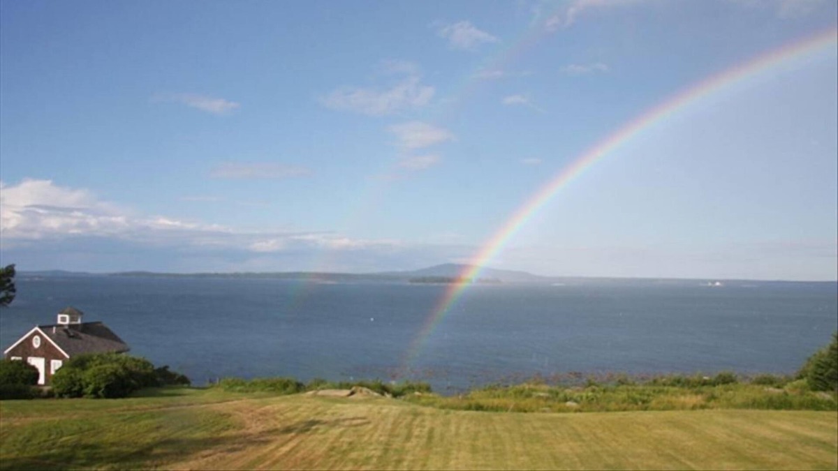Brooklin House | Ocean House and Boathouse on Blue Hill Bay.