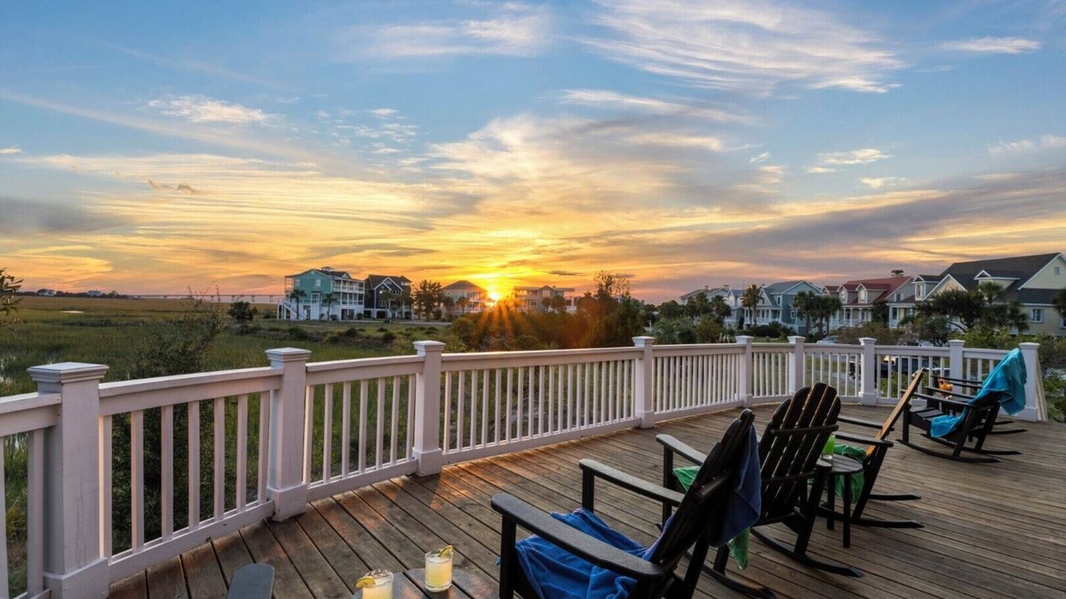 Beachwalk House | Ocean & Marsh Views! 5BR 5BA, free Golf Cart, See Our Reviews!