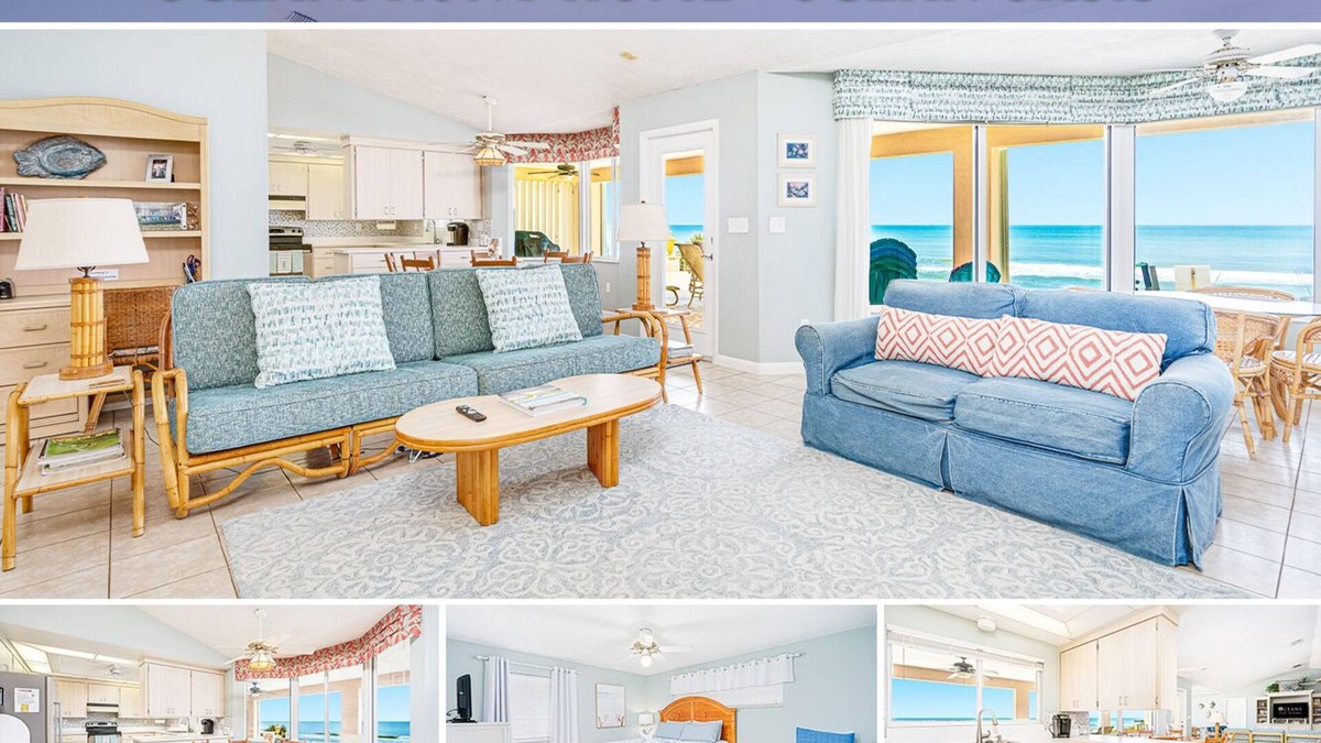 Wilbur-By-The-Sea House | "Ocean Oasis" - Direct, Oceanfront Home -4BR/4BA
