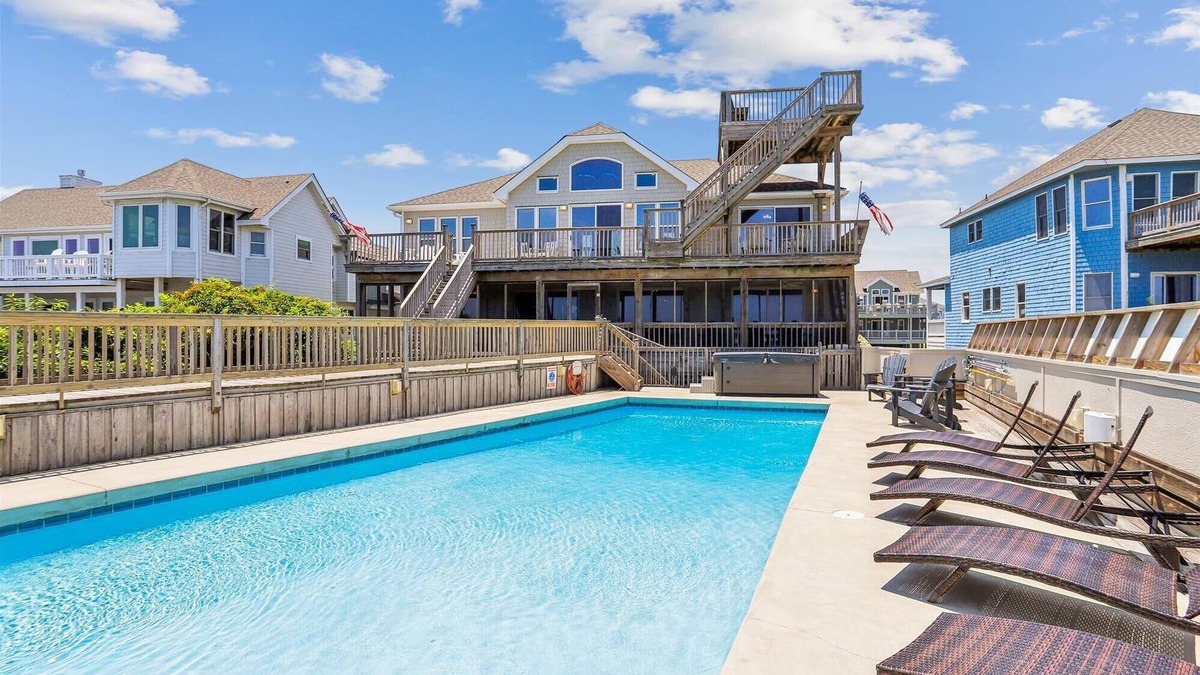 Corolla House | Ocean Paradise - Spacious 7BR Oceanfront with Pool, Hot Tub and More!