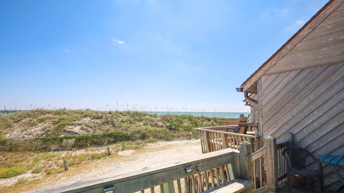 North Topsail Beach House | Ocean/Sound Views, Beach Access—Villa On The Blue