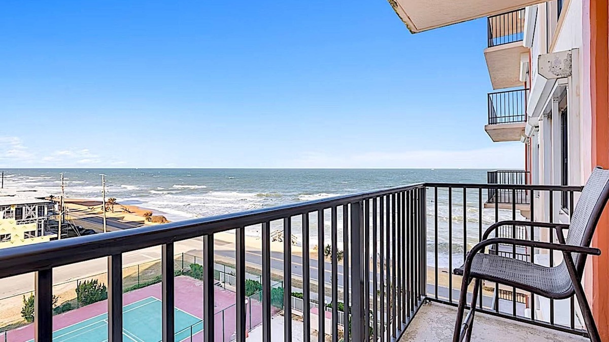 Flagler Beach Condo | Ocean View Condo | Flagler Beach | Enjoy the Pool, Fitness Center, Tennis & Shuffleboard Court