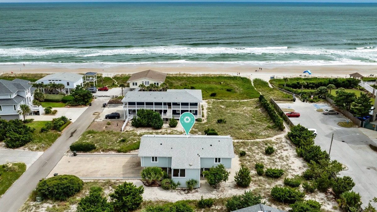 Shell Island House | Ocean view duplex just steps from the beach!