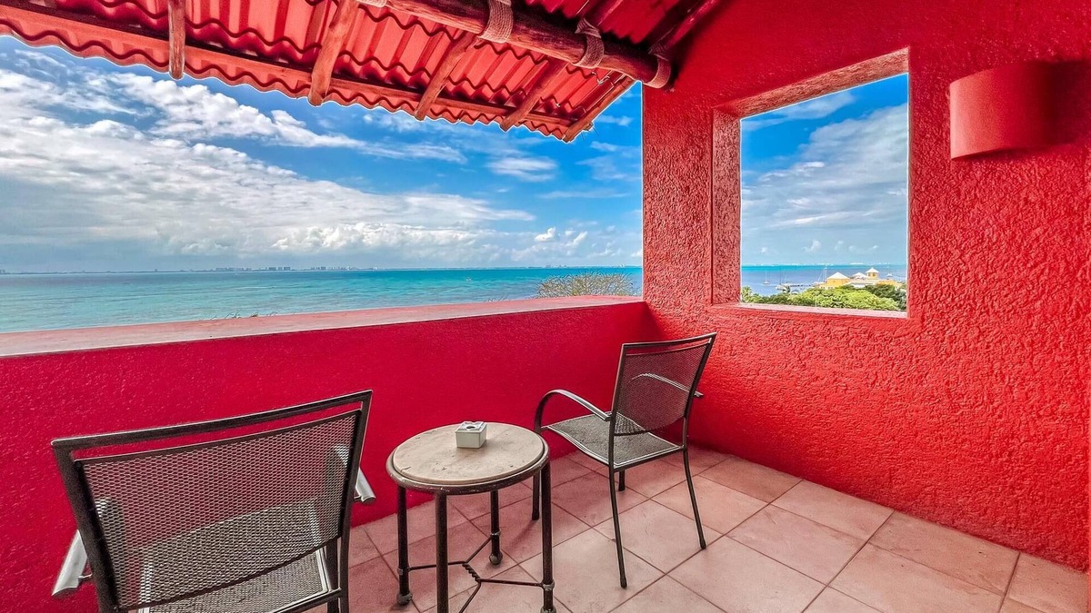 Isla Mujeres Hotel | Ocean View Double Room at Casa de los Suenos