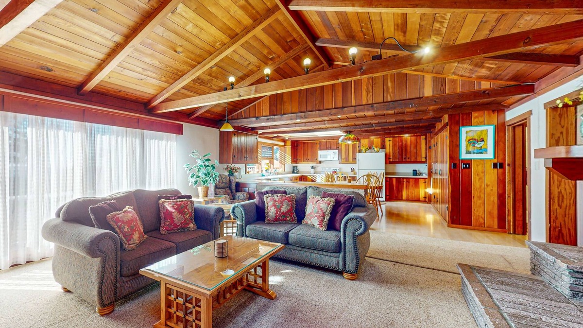 Mendocino House | Ocean-view home steps to Russian Gulch State Park with private hot tub