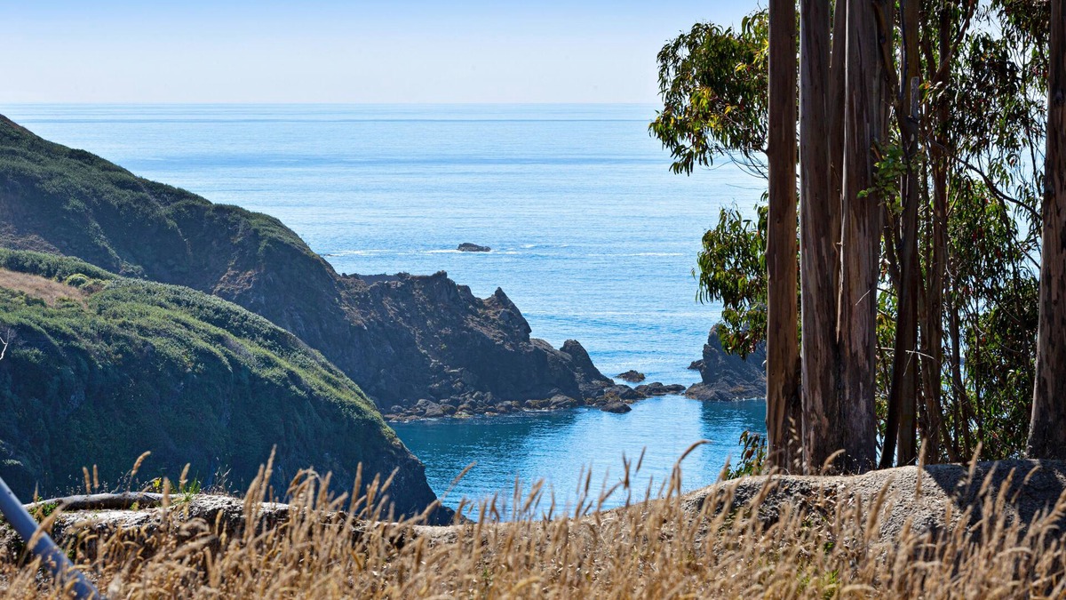Albion House | Ocean view home with free WiFi, private hot tub, furnished deck, & gas grill