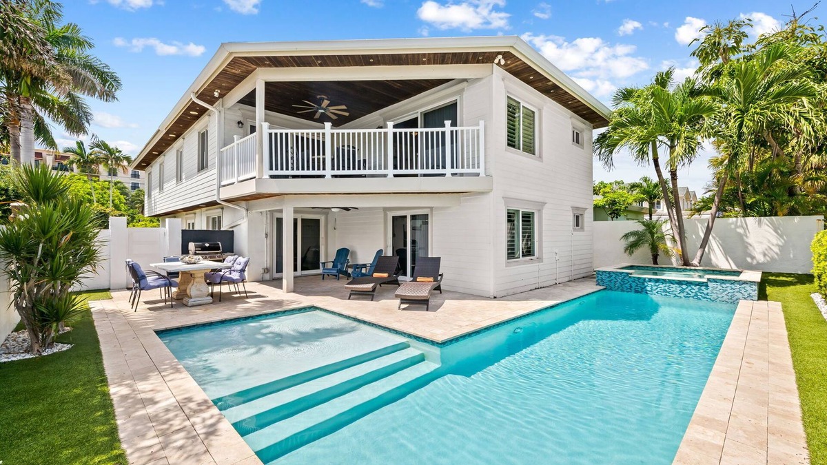Lauderdale Beach House | Ocean-View Paradise with Pool & Hot Tub, Walk to Beach
