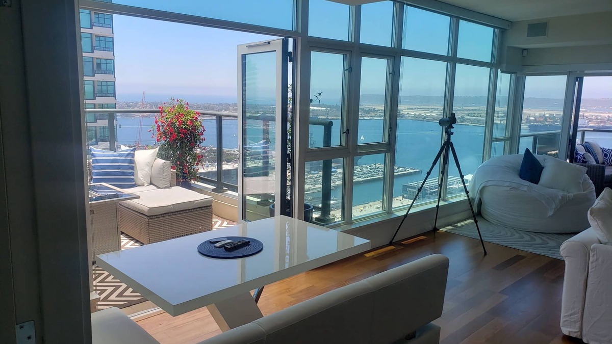 Downtown San Diego Condo | Ocean View Penthouse - Hot Tub, fire pit on 2 Decks