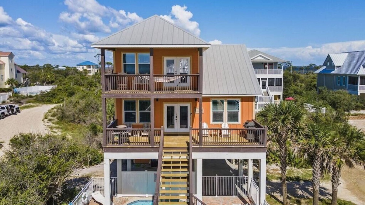 Cape San Blas House | Ocean view, private pool, hot tub, fire pit, North Cape! Fall dates available!