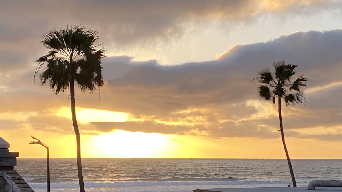 South Mission Beach House | OCEAN VIEW SUNSET VIEW 3bd/3.5 bath S Mission Beach wBIKES A/C Garage STR-02819L