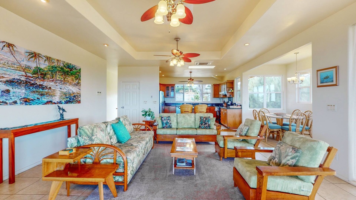 Waikoloa House | Ocean-view Waikoloa Village retreat with air conditioning - discounted golf