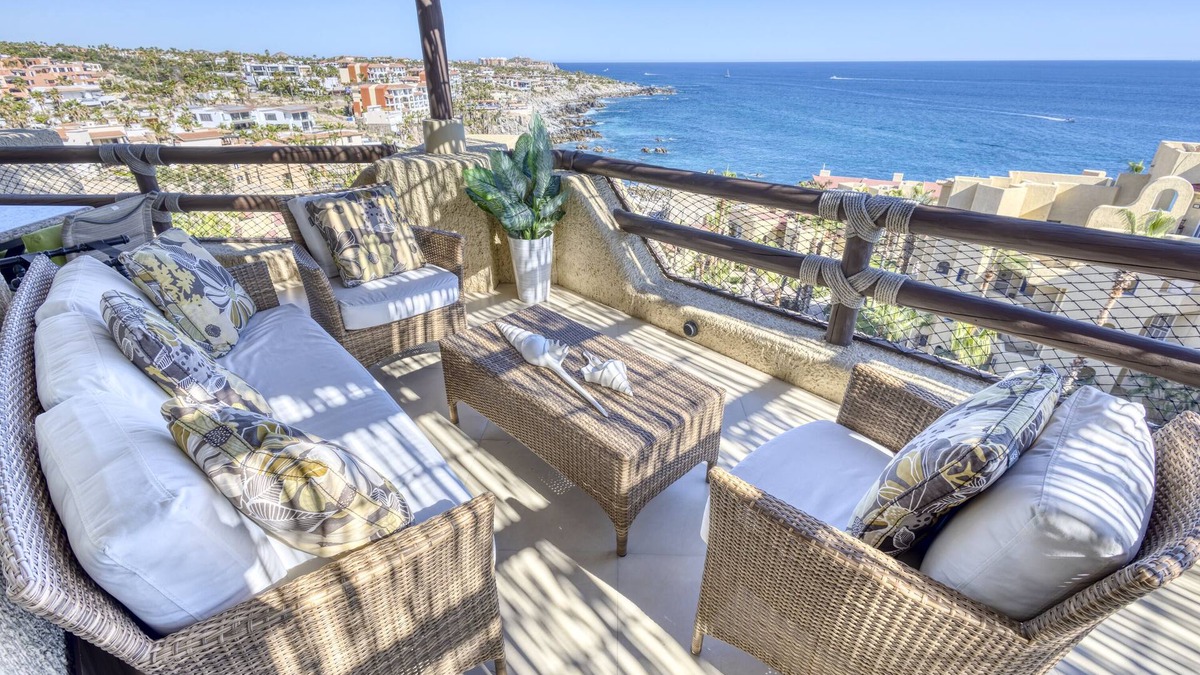 Cabo Bello Condo | Ocean Views all around!Newly renovated condo. Access to Private Swimmable Beach.