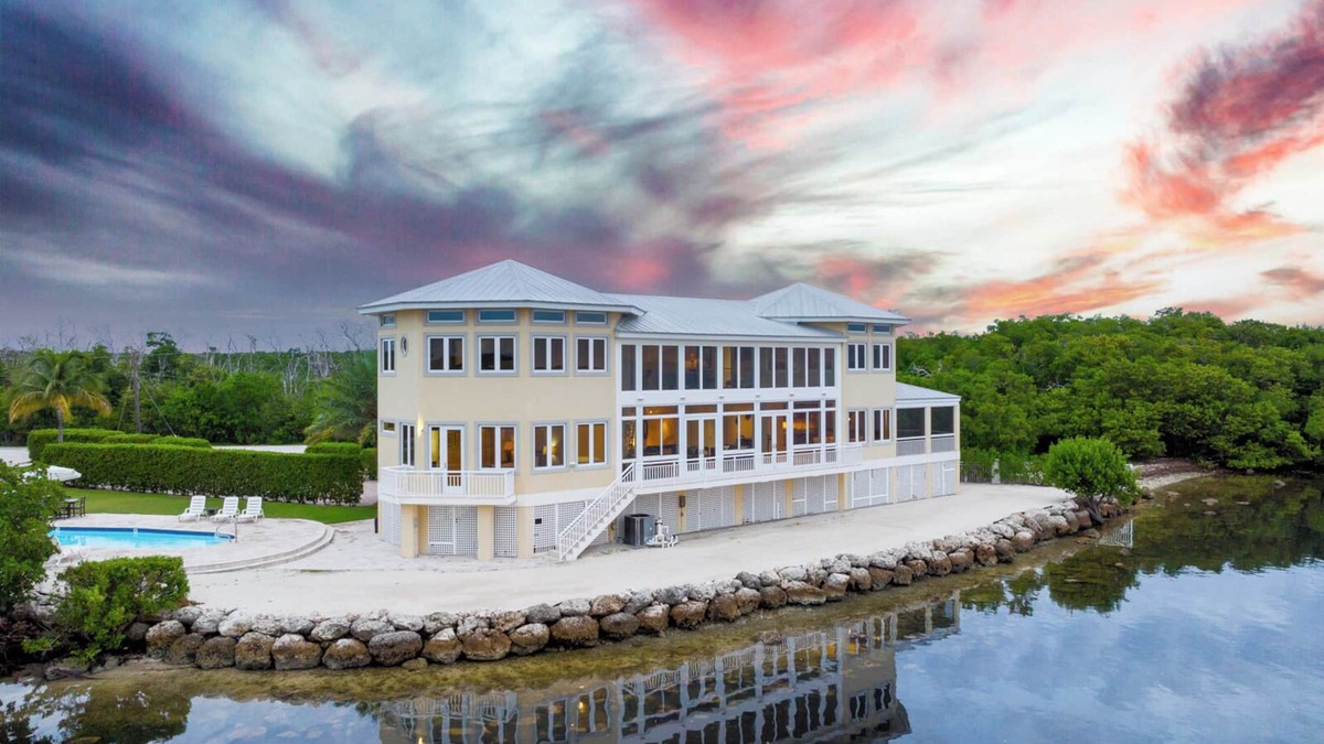 Key Largo House | Ocean views from every room .