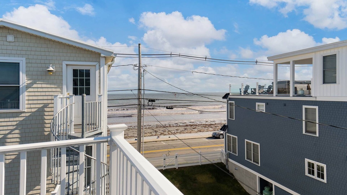York Beach Condo | Ocean Views One Row Back from Long Sands Beach