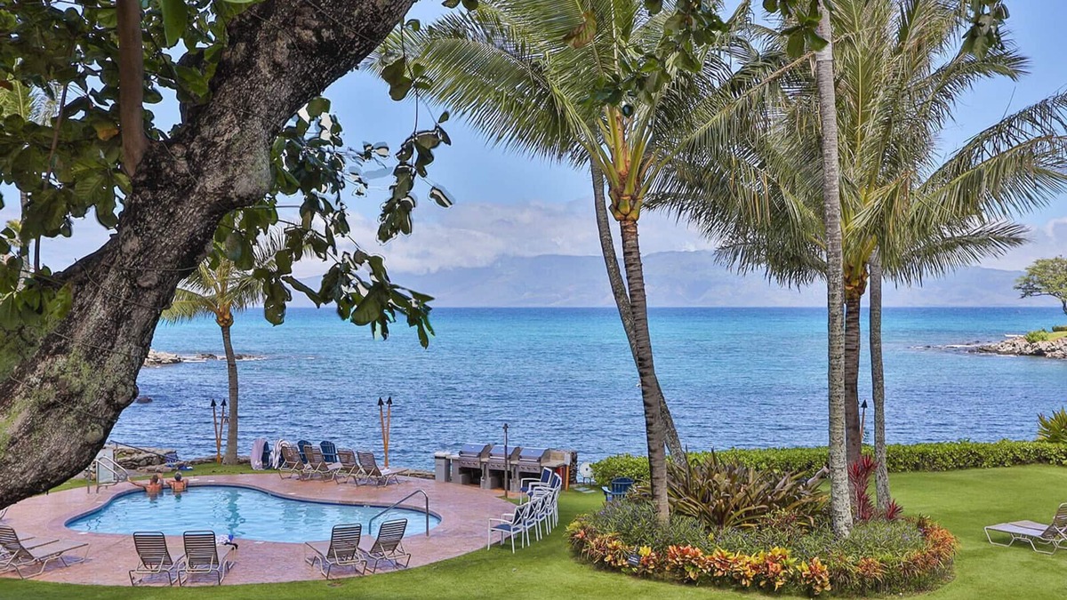 Napili Condo | Oceanfront #210, Snorkel w.turtles in private cove!