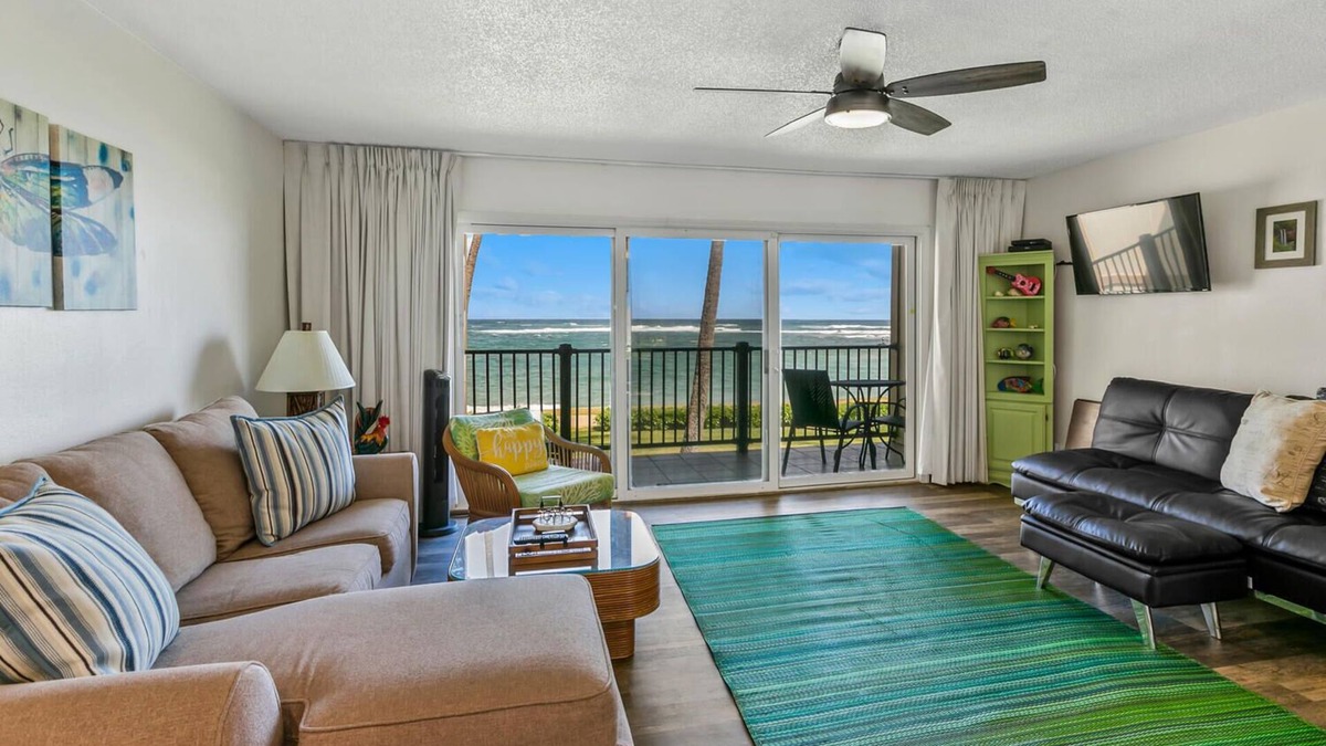 Kapaa Condo | OCEANFRONT! at the Pono Kai Resort in Kauai AMAZING Views (AC) 2BR/2BA - Kapaa