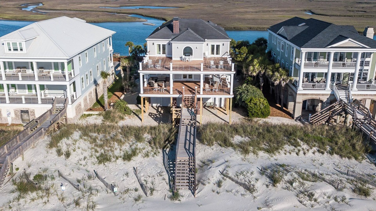 Pawleys Island House | Oceanfront beach home with community pool access located on The Litchfield Peninsula.