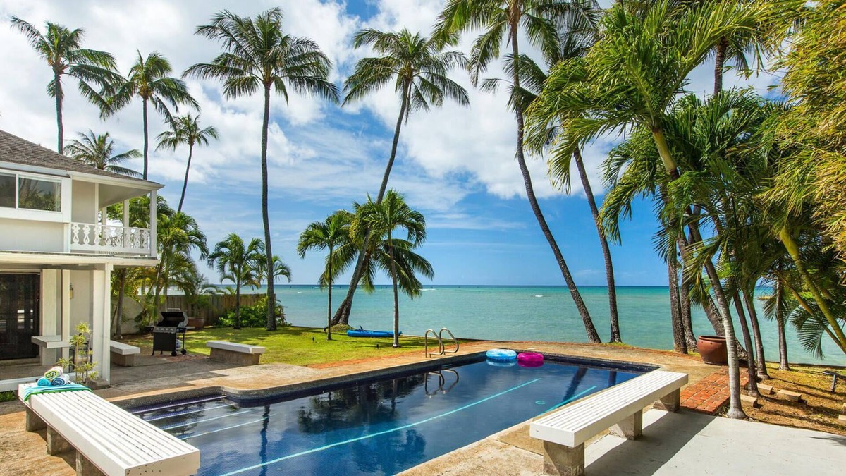 Portlock House | Oceanfront Home w/Pool, A/C, and stunning Sunset Views, Hale Kai