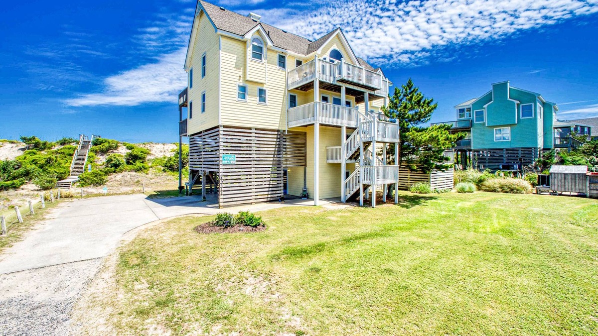 Avon House | Oceanfront home with private pool, hot tub, sunrise view, & huge decks - dog-friendly