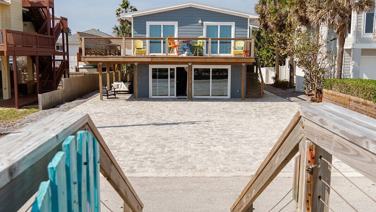 New Smyrna Beach House | Oceanfront House (Downstairs) 2 bed/2 bath