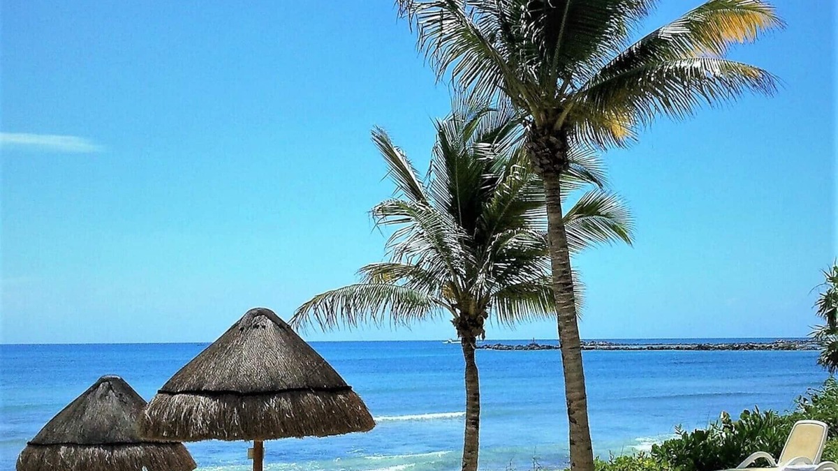 Puerto Aventuras Condo | Oceanfront, Luxury 3BR/3.5BA Condo In Small, Private Complex. 15 Steps to Beach!