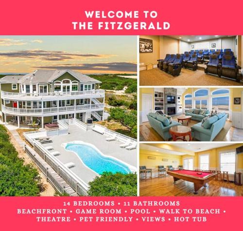Corolla Villa | Oceanfront, Private Pool, Hot Tub, Luxury