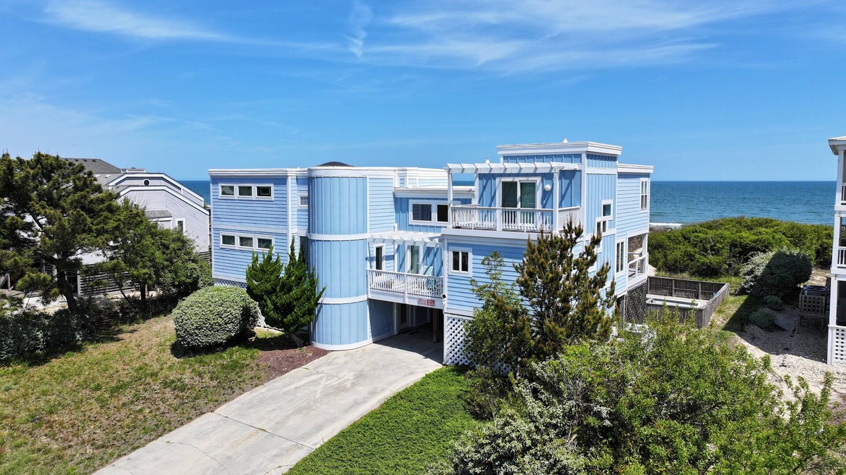 Whalehead Beach House | OCEANFRONT, Private Pool, Ocean Views, Beach Walkway, Hot Tub, WL1035, PiraSea