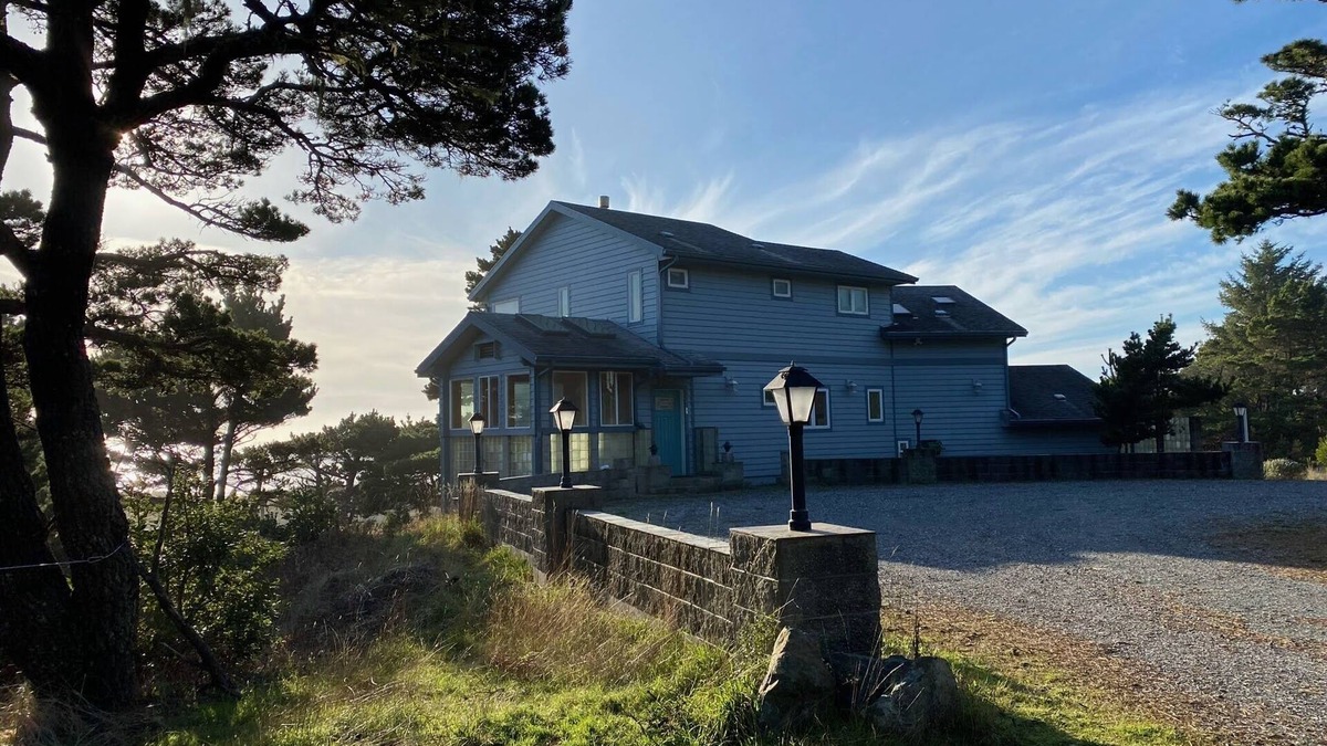Port Orford House | Oceanfront retreat: beachfront with views from almost every room!