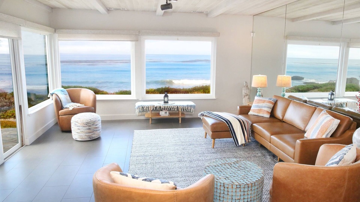 San Simeon Condo | Oceanfront Stay Near Cambria & Beaches 2 En-Suites