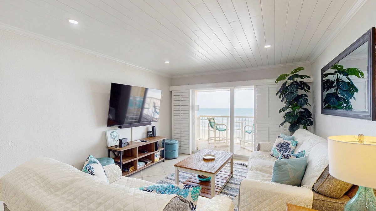 Point East Condo | Oceanfront , upscale, oceanfront condo with Olympic pool & beach access