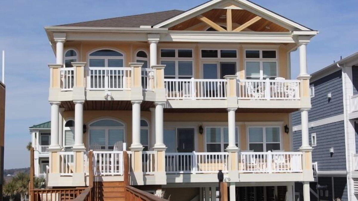Ocean Isle Beach House | OIBDAYS - Ocean Front | A+Kitchen | Elevator | Heated Pool | 6bed 6bath | Luxury