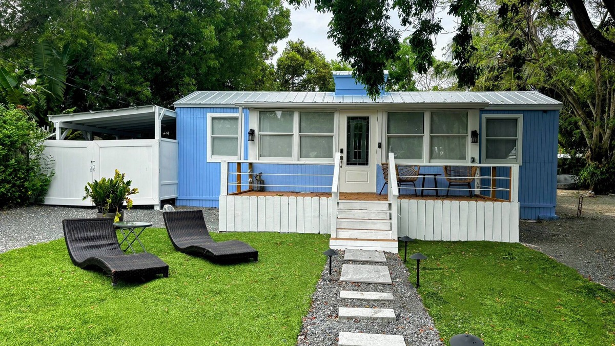 Largo Sound Village House | Old Florida charm meets tropical peace-a restored Conch House steps from the sea